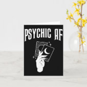 Psychic Af Funny New Age Occult Tarot Clairvoyant  Kaart (Gele Bloem)