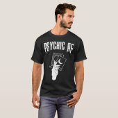 Psychic Af Funny New Age Occult Tarot Clairvoyant  T-shirt (Voorkant volledig)