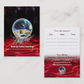 PSYCHIC - Business-, Schedule Card Afsprakenkaartje (Voorkant / Achterkant)