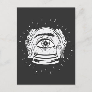 Psychic Crystal Ball Fortune Tellers Briefkaart