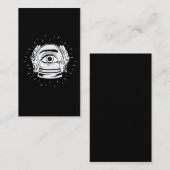 Psychic Crystal Ball Fortune Tellers Visitekaartje (Voorkant / Achterkant)