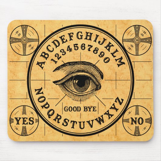 Psychic Eye Talking Board Mousepad Muismat (Voorkant)