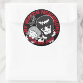 Psychic Eyes World Tour Ronde Sticker (Tas)