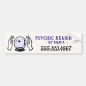 Psychic Medium Crystal Ball Bumpersticker (Voorkant)