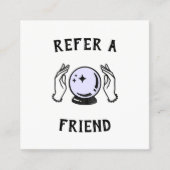 Psychic Medium Customer Reference Card Aanbevelingskaartje (Voorkant)