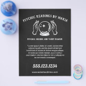 Psychic Medium Tarot Card Reader Flyer (Enkel)