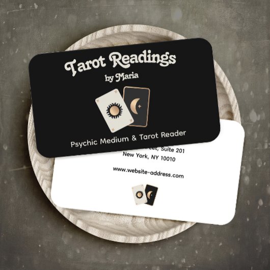 Psychic Medium Tarot Kaart Reader Visitekaartje