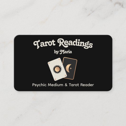 Psychic Medium Tarot Kaart Reader Visitekaartje (Voorkant)