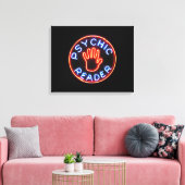 Psychic Reader Neon Sign Canvas Afdruk (Insitu (Woonkamer))
