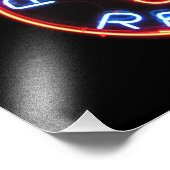 Psychic Reader Neon Sign Foto Afdruk (Hoek)