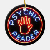 Psychic Reader Neon Sign Keramisch Ornament (Voorkant)