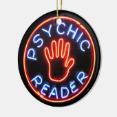 Psychic Reader Neon Sign Keramisch Ornament (Links)