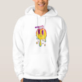 psychic smiley drip mannen hoodie (Voorkant)