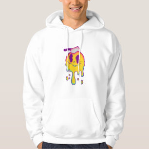 psychic smiley drip mannen hoodie