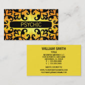 Psychic Sunshine Damask Visitekaartje (Voorkant / Achterkant)