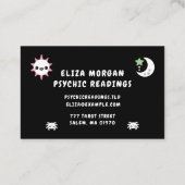 Psychic Talking Board Visitekaartje (Achterkant)