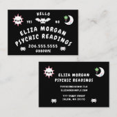 Psychic Talking Board Visitekaartje (Voorkant / Achterkant)