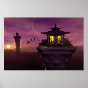 Psychic Watchtowers van J. Matthew Root Poster