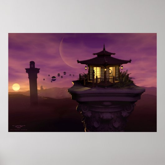 Psychic Watchtowers van J. Matthew Root Poster (Voorkant)