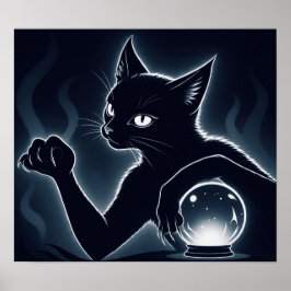 PsychicBlackCat Poster