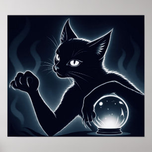 PsychicBlackCat Poster