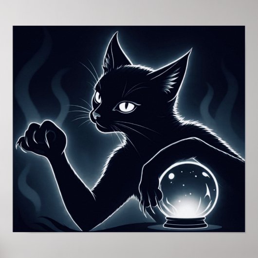 PsychicBlackCat Poster (Voorkant)