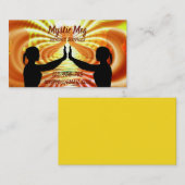 Psychie, tarot, fortuin, new age diensten visitekaartje (Voorkant / Achterkant)
