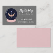 Psychie, tarot, fortuin, new age diensten visitekaartje (Voorkant / Achterkant)