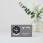 Psychie, tarot, fortuin, new age diensten visitekaartje (Staand voorkant)