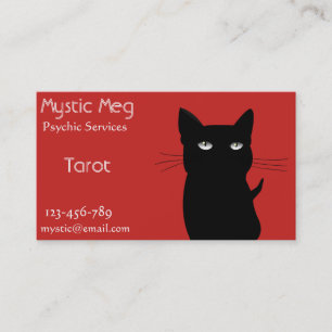 Psychie, tarot, fortuin, new age diensten visitekaartje