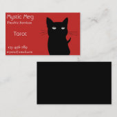 Psychie, tarot, fortuin, new age diensten visitekaartje (Voorkant / Achterkant)