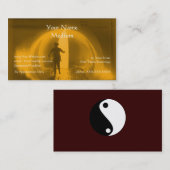 Psychisch consultant - sjabloon voor visitekaartje (Voorkant / Achterkant)