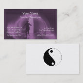 Psychisch consultant - sjabloon voor visitekaartje (Voorkant / Achterkant)