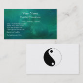 Psychisch consultant - sjabloon voor visitekaartje (Voorkant / Achterkant)