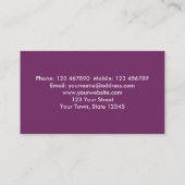 Psychisch consultant visitekaartje (Achterkant)