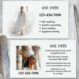 Psychisch Egyptische Healing Levenscoach Visitekaartje