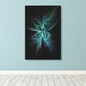 Psychisch-energiefractal Canvas Afdruk (Insitu (Houten vloer))