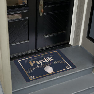 Psychisch Fortune Teller Mystiek in goud en zeemac Deurmat