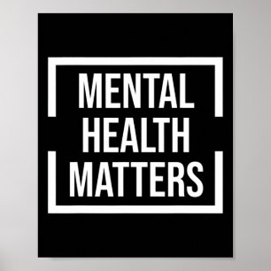 Psychisch gezondheidsprobleem Nationaal stressbewu Poster