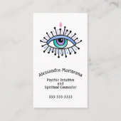 Psychisch Intuïtief Spiritueel Counselor Third Eye Visitekaartje (Voorkant)