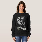 Psychisch Krank Maar Totaal Chill Skelet Koffie Dr Trui (Voorkant volledig)