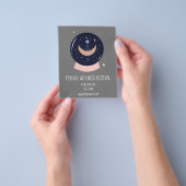 Psychisch kristal ball New age Festival Flyer (Hand)