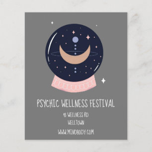 Psychisch kristal ball New age Festival Flyer