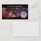 Psychisch leesmateriaal Crystal Ball Visitekaartje (Voorkant / Achterkant)