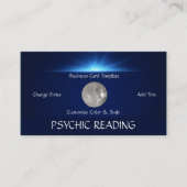 Psychisch leesmateriaal Crystal Ball Visitekaartje (Voorkant)