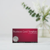 Psychisch leesmateriaal Crystal Ball Visitekaartje (Staand voorkant)