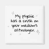 Psychisch medium astrologie magneet (Voorkant)