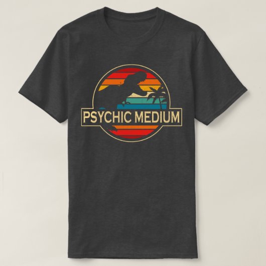 Psychisch medium dinosaur t-shirt (Design voorkant)