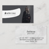 Psychisch medium en helderziende visitekaartje (Voorkant / Achterkant)