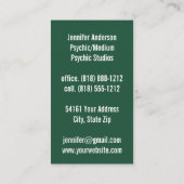 Psychisch medium healer Visitekaartje (Achterkant)